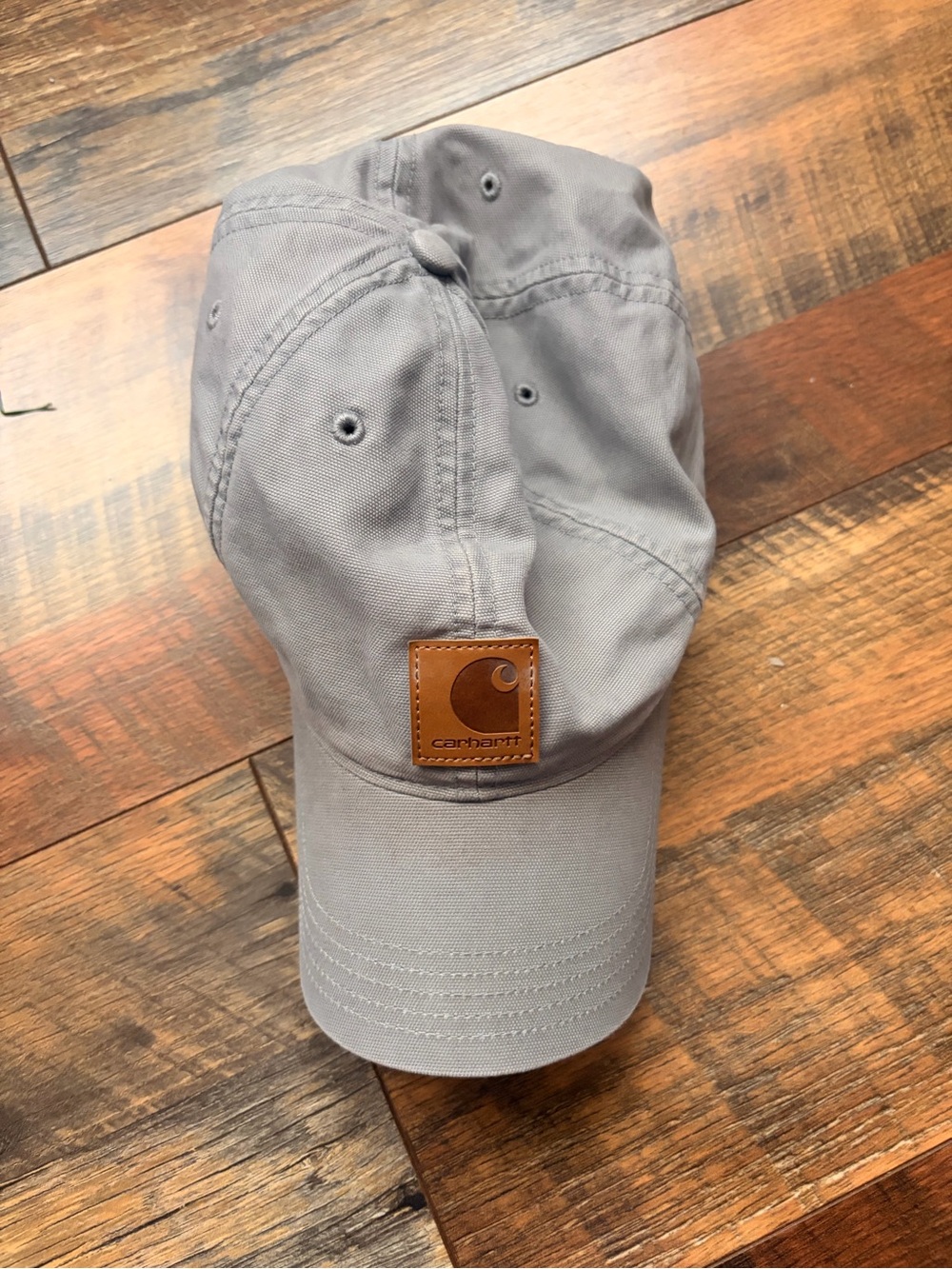 Carhartt Gray Cotton Workwear Hat/Cap with Logo Tag